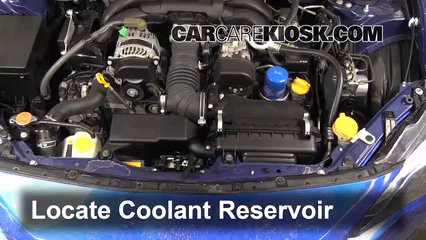 2013 Subaru BRZ Limited 2.0L 4 Cyl. Coolant (Antifreeze) Check Coolant Level